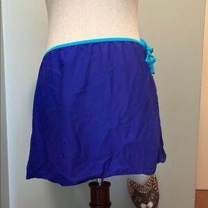 Xhilaration Women's Swim Sarong in Blue and Aqua